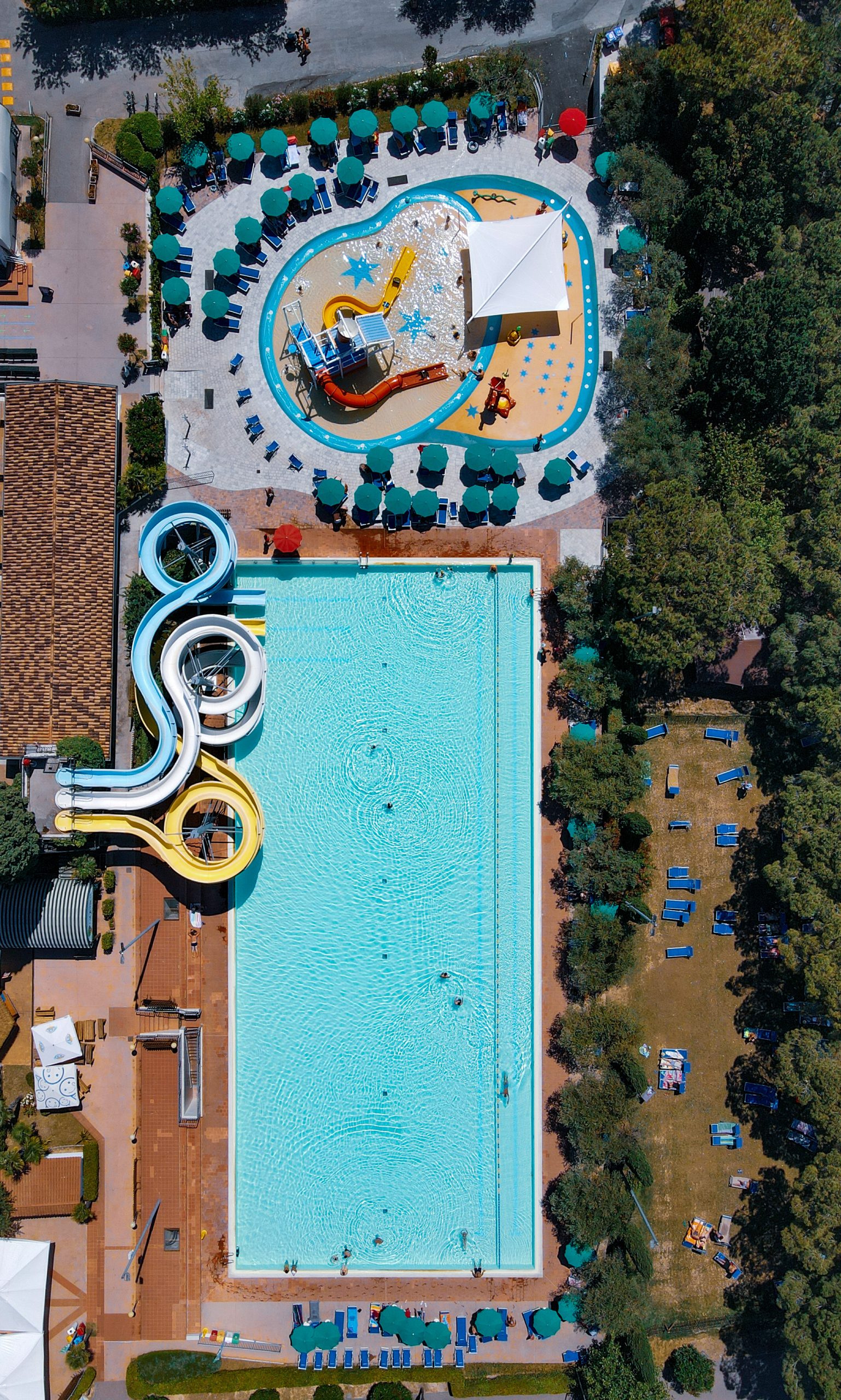 The Olympic-size pool